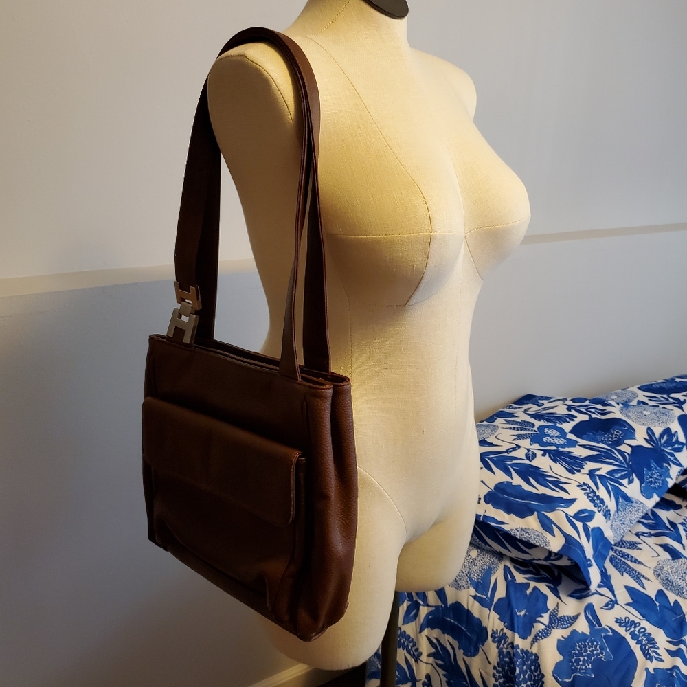 Leather purse shoulder bag